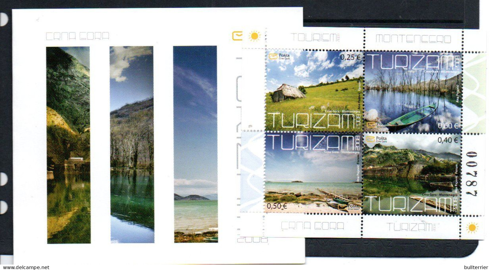 TOURISM - Montenegro - 2008 - Tourism S/sheetlet Booklet Complete  Mint Never Hinged - Other & Unclassified