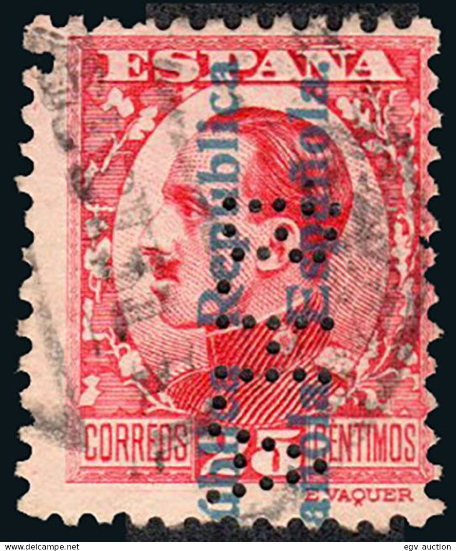 Madrid - Perforado - Edi O 598 - "B.H.A." (Banco) - Used Stamps
