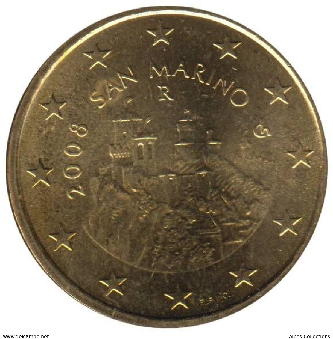 SA05008.1 - SAINT MARIN - 50 Cents - 2008 - San Marino
