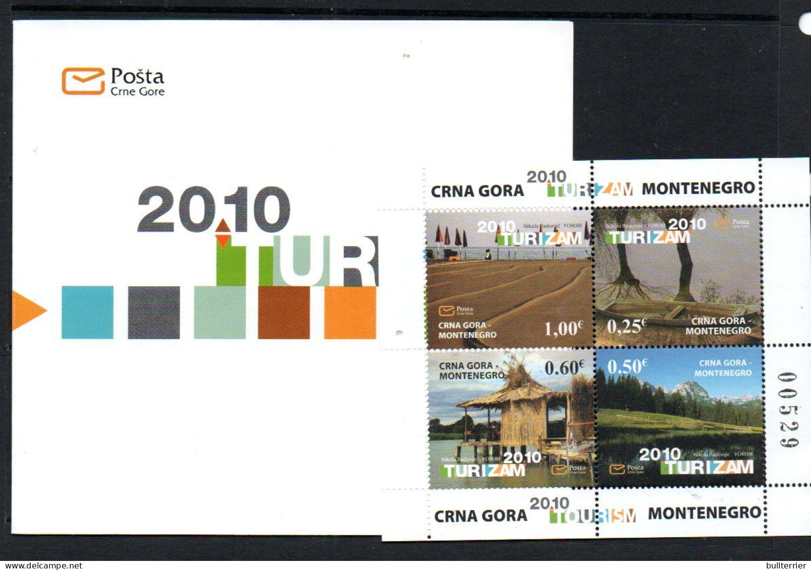 TOURISM - Montenegro - 2010 - Tourism S/sheetlet Booklet Complete  Mint Never Hinged - Otros & Sin Clasificación