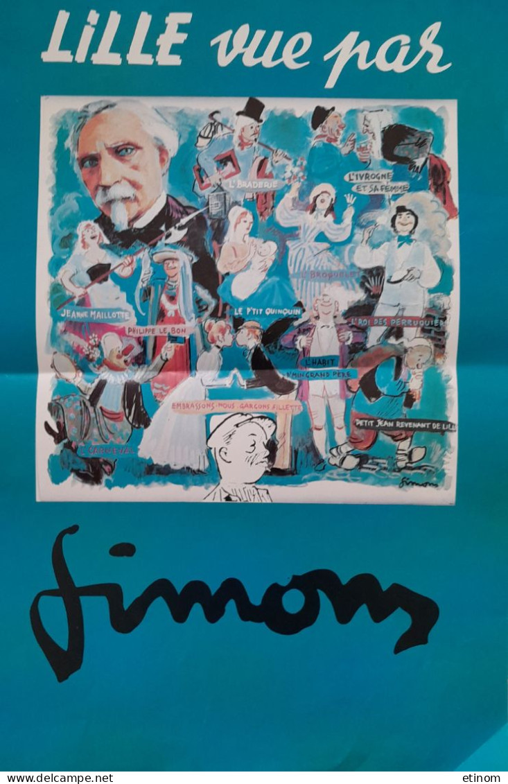 Affiche Lille Exposition Simons 1989 - Plakate
