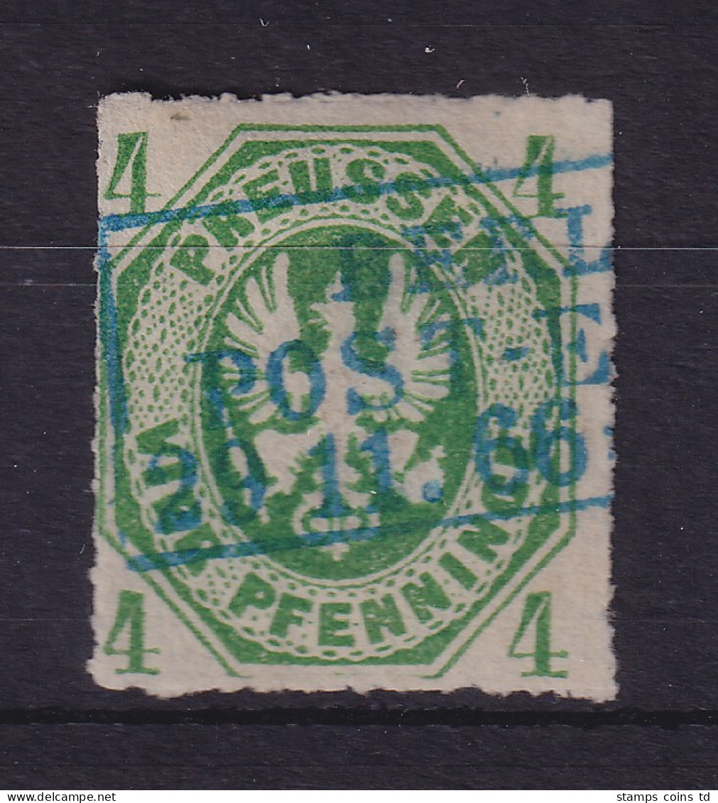Preußen 4 Pfennige 1861  Mi.-Nr. 14a  O BERLIN - Otros & Sin Clasificación