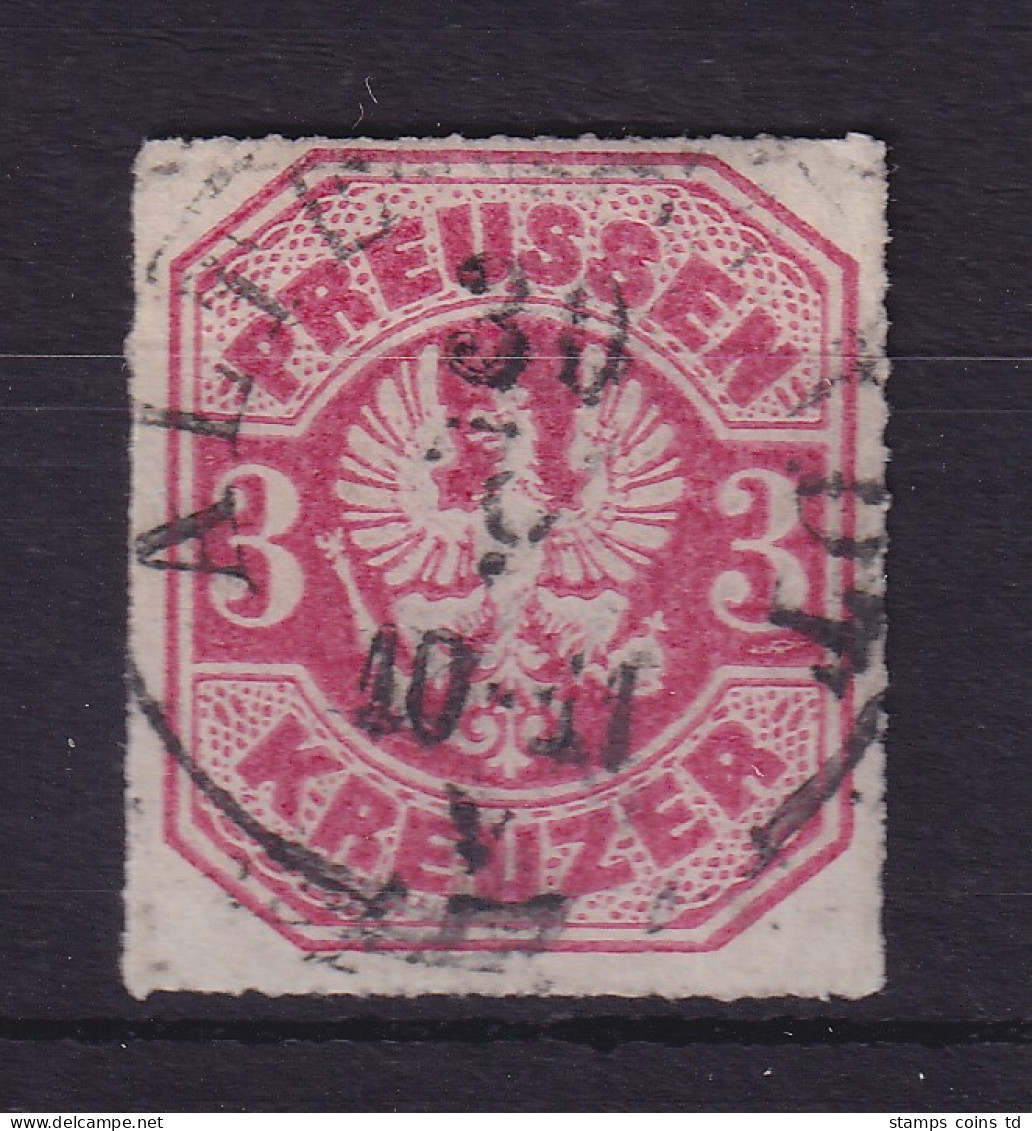 Preußen 3 Kreuzer 1867  Mi.-Nr. 24 Gestempelt  - Sonstige & Ohne Zuordnung