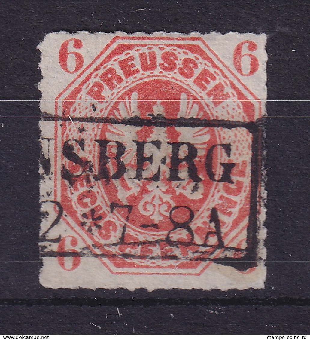 Preußen 6 Pfennige 1861  Mi.-Nr. 15a Gestempelt - Otros & Sin Clasificación