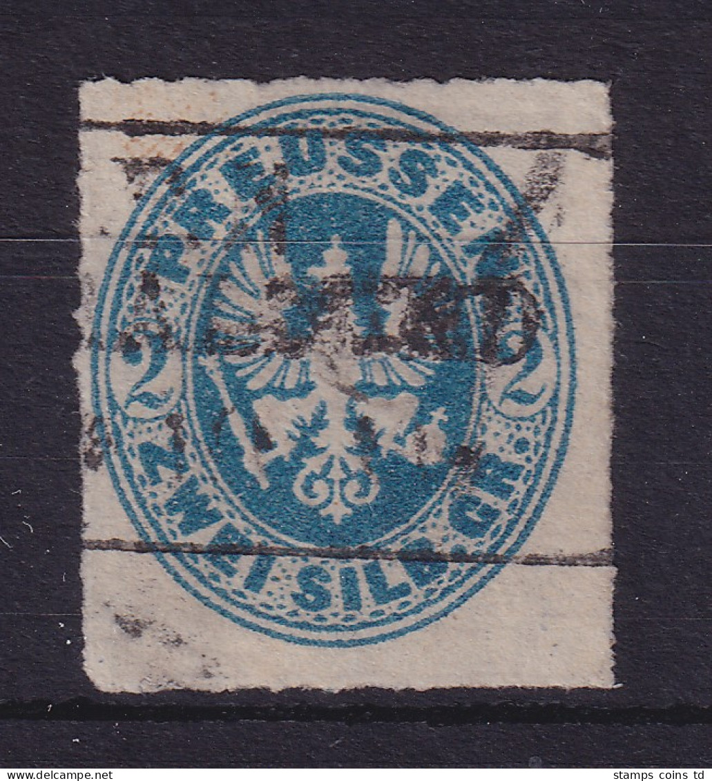 Preußen 2 Silbergroschen 1862  Mi.-Nr. 17b Gestempelt (Stralsund?) - Otros & Sin Clasificación