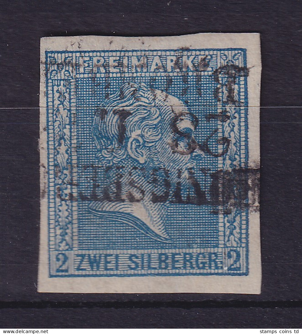 Preußen 2 Silbergroschen 1858  Mi.-Nr. 11a  O KÖNIGSBERG - Altri & Non Classificati