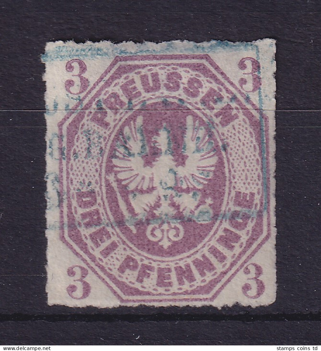 Preußen 3 Pfennige 1865  Mi.-Nr. 19a  Gestempelt - Sonstige & Ohne Zuordnung