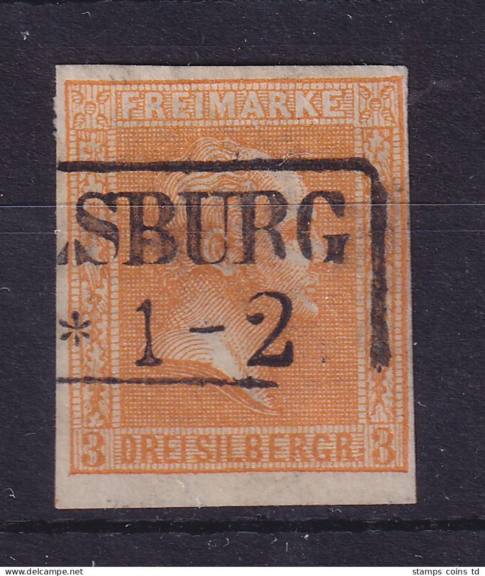 Preußen 3 Silbergroschen 1858  Mi.-Nr. 12a Gestempelt - Autres & Non Classés