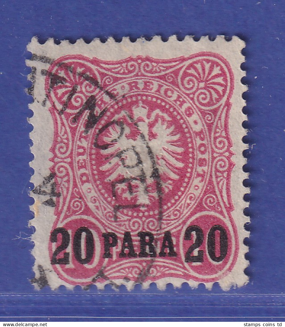 Deutsche Post In Der Türkei 1886  Mi.-Nr. 2b  O CONSTANTINOPEL - Turchia (uffici)
