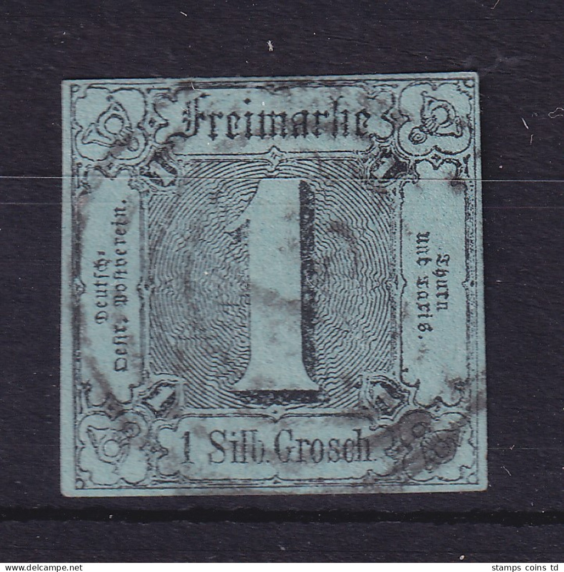 Thurn Und Taxis 1 Silbergroschen 1853 Mi.-Nr. 11b  Gestempelt - Used