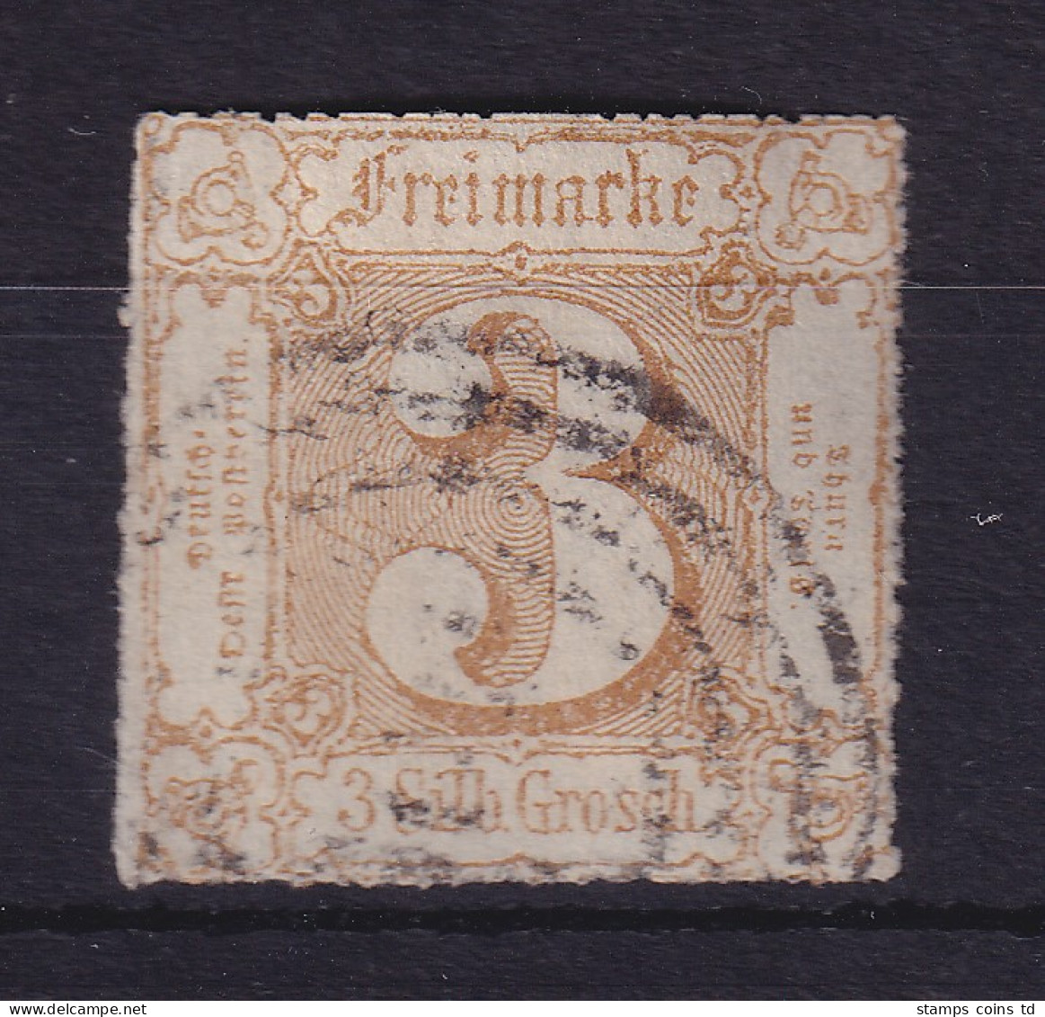 Thurn Und Taxis 3 Silbergroschen 1865  Mi.-Nr. 40 Gestempelt - Gebraucht