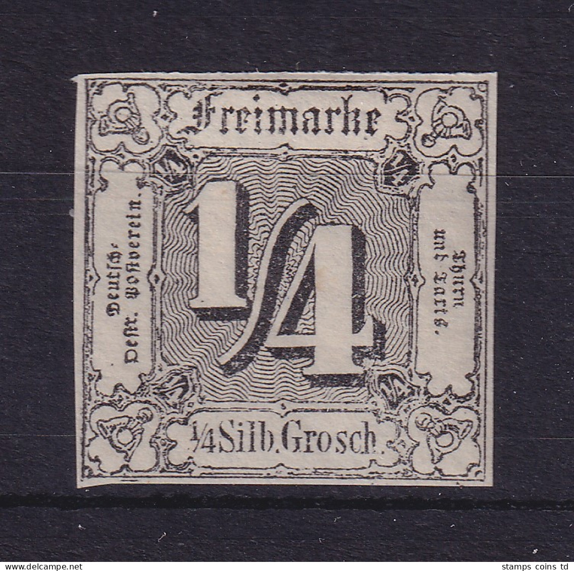 Thurn Und Taxis 1/4 Silbergroschen 1864  Mi.-Nr. 26 Ungebraucht * - Mint