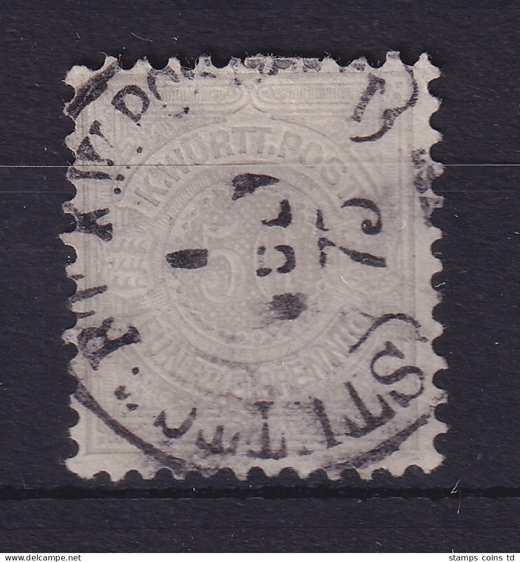 Württemberg 1875 Wertziffer 50 Pfennig Mi.-Nr. 49  O STUTTGART - Oblitérés