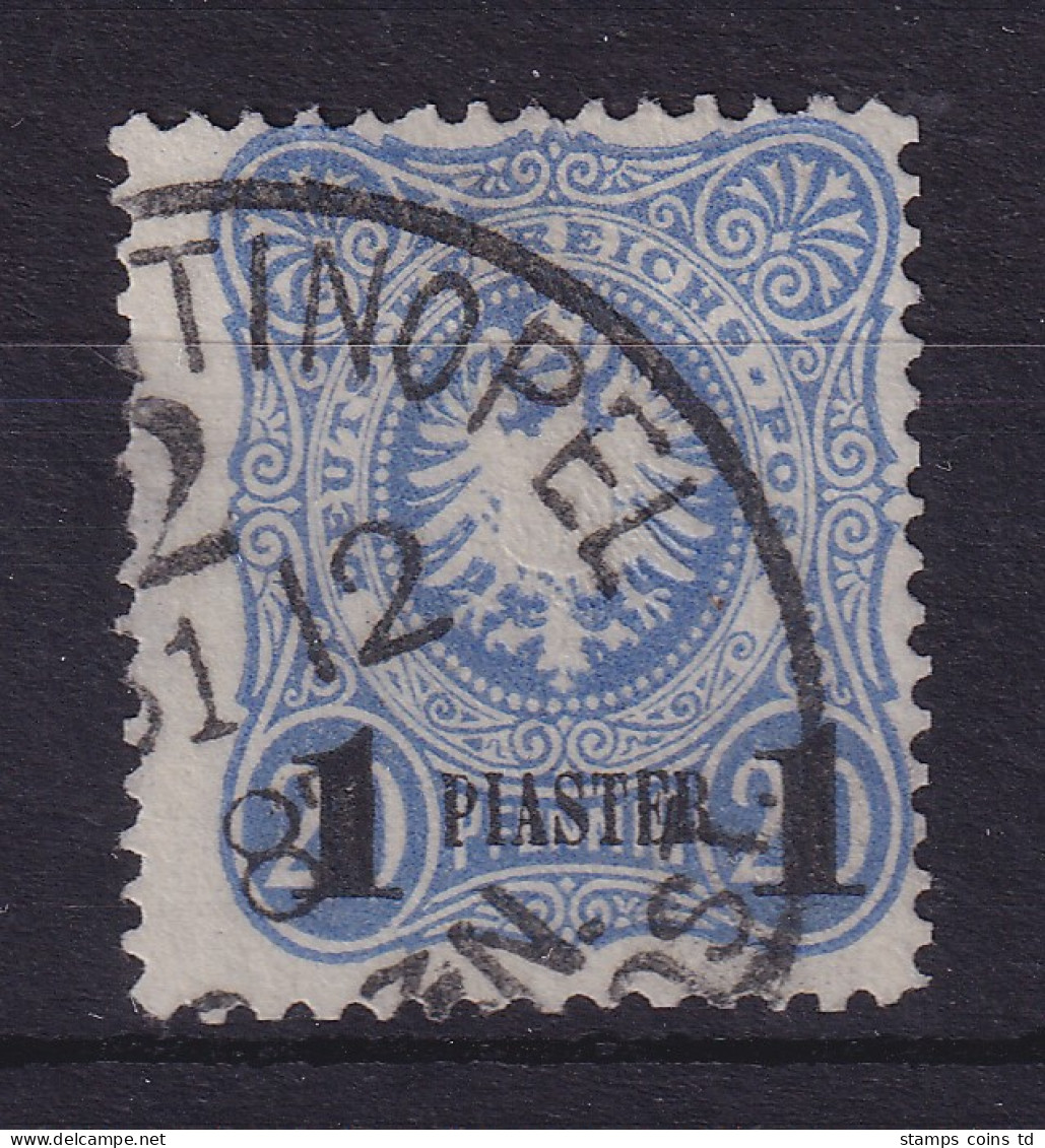 Deutsche Post In Der Türkei 1886  Mi.-Nr. 3d  O CONSTANTINOPEL - Turkey (offices)