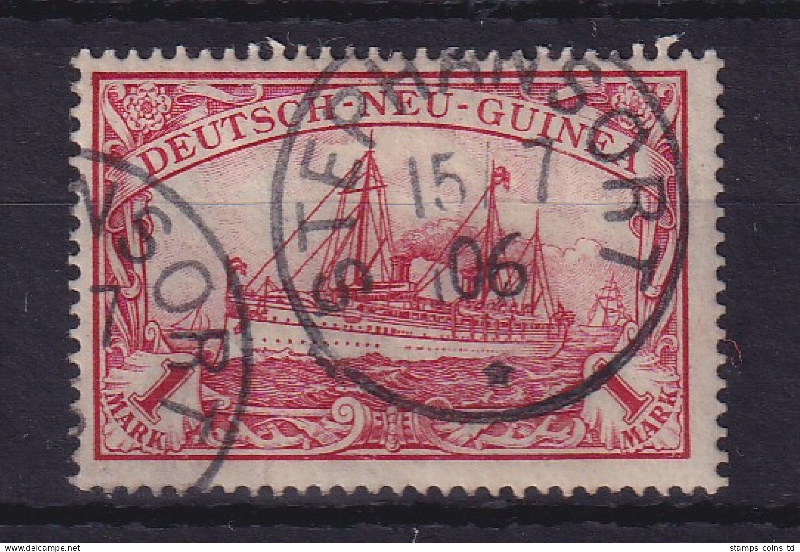 Deutsch-Neuguinea 1901  1 Mark  Mi.-Nr. 16  O STEPHANSORT - Deutsch-Neuguinea