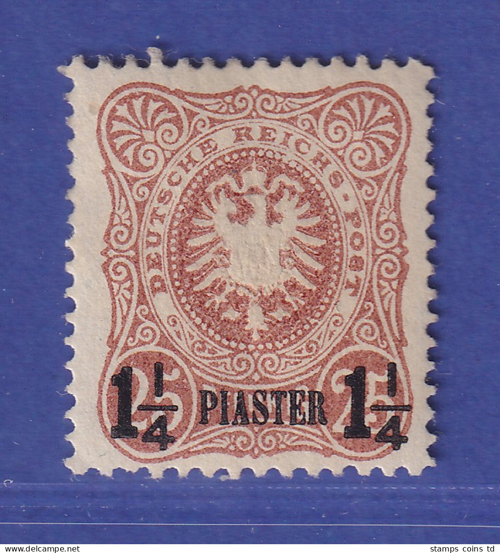 Deutsche Post In Der Türkei 1887  Mi.-Nr. 4b  Ungebraucht * - Deutsche Post In Der Türkei