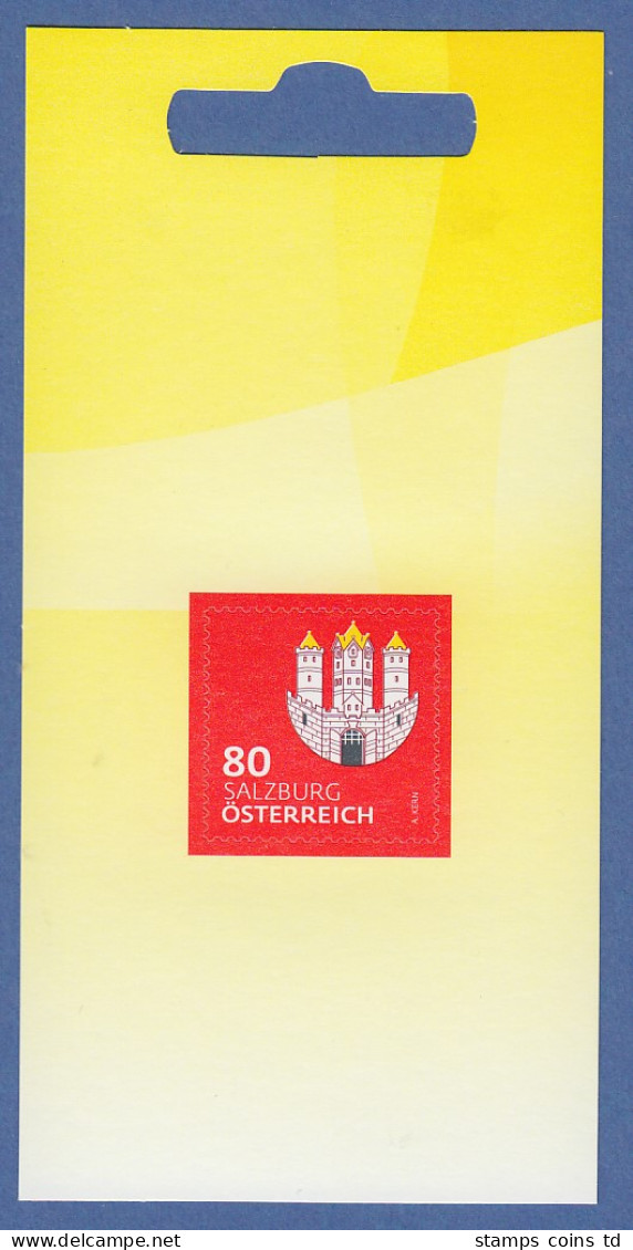 Österreich 2018 Heraldik Folienblatt Mit 1x Salzburg 80er Mi-Nr 3409 ** - Ongebruikt