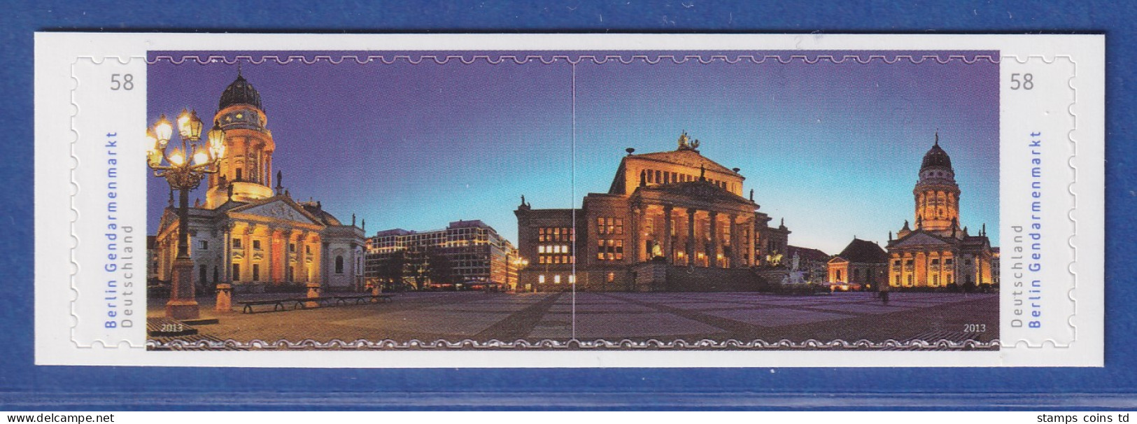 Bund 2013 Gendarmenmarkt, Berlin 58 Cent SELBSTKLEBEND Mi-Nr. 2987-88 ** - Otros & Sin Clasificación