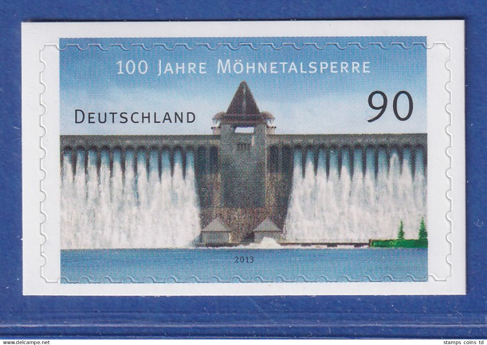 Bund 2013 Möhnetalsperre 90 Cent SELBSTKLEBEND Mi-Nr. 3006 ** - Autres & Non Classés