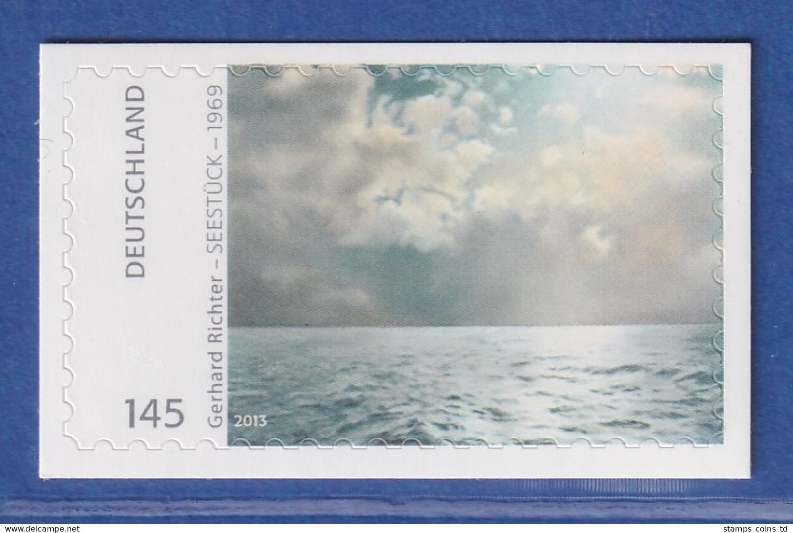 Bund 2013 Gerhard Richter - Seestück 145 Cent SELBSTKLEBEND Mi-Nr. 3021 ** - Autres & Non Classés
