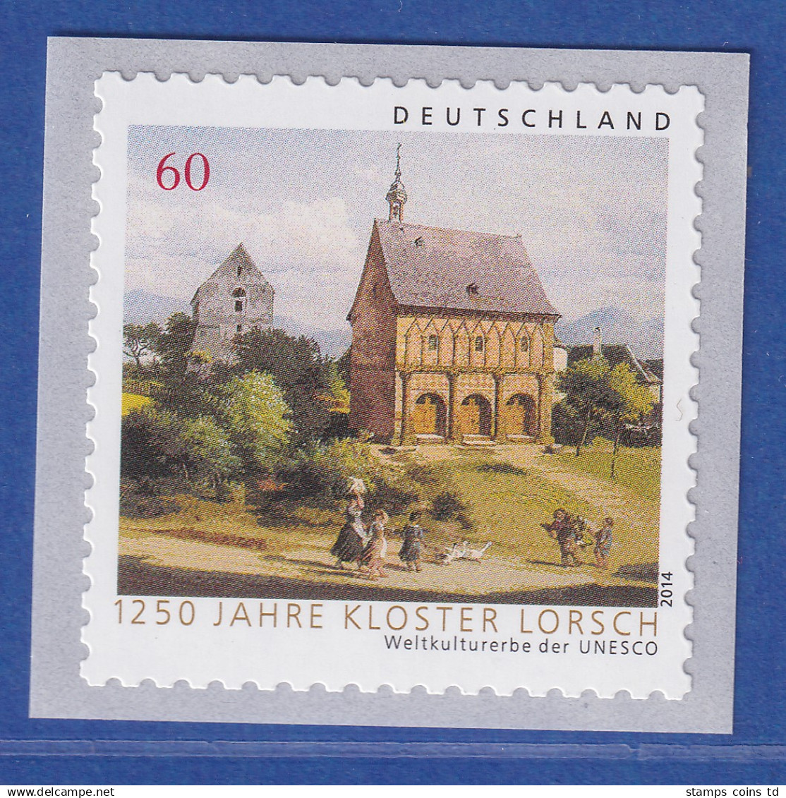 Bund 2014 Kloster Lorsch 60 Cent SELBSTKLEBEND Aus Rolle Mi-Nr. 3055 ** - Sonstige & Ohne Zuordnung