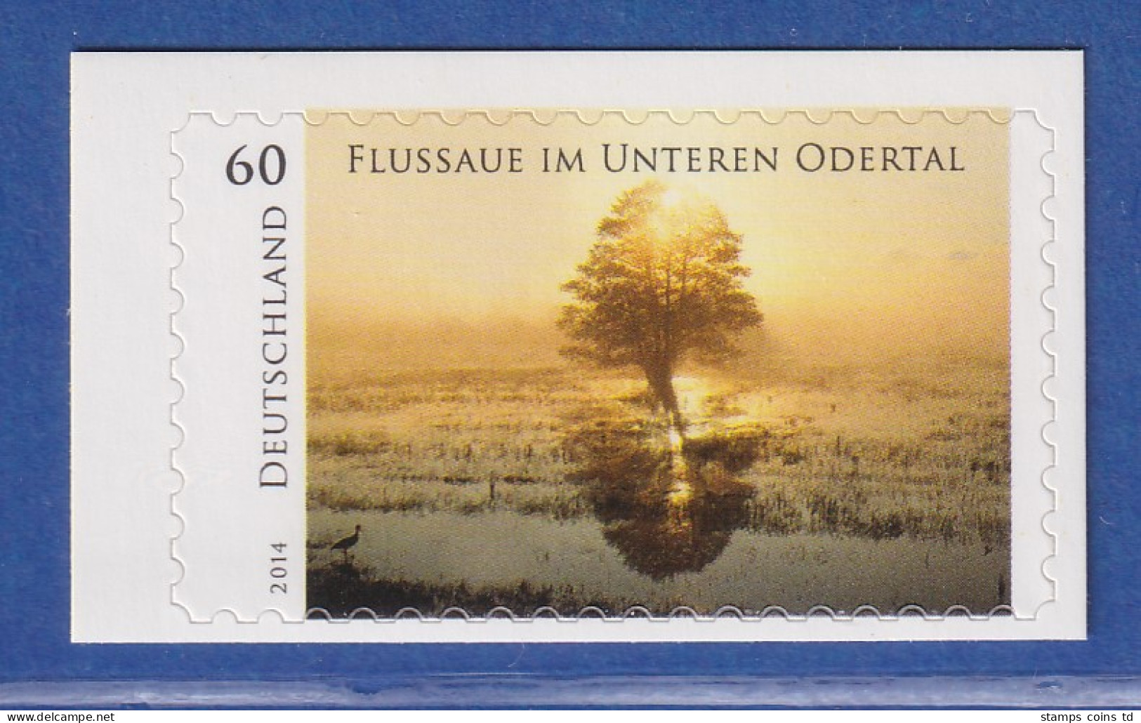 Bund 2014 Flussaue Im Unteren Odertal 60 Cent SELBSTKLEBEND Mi-Nr. 3080 ** - Otros & Sin Clasificación