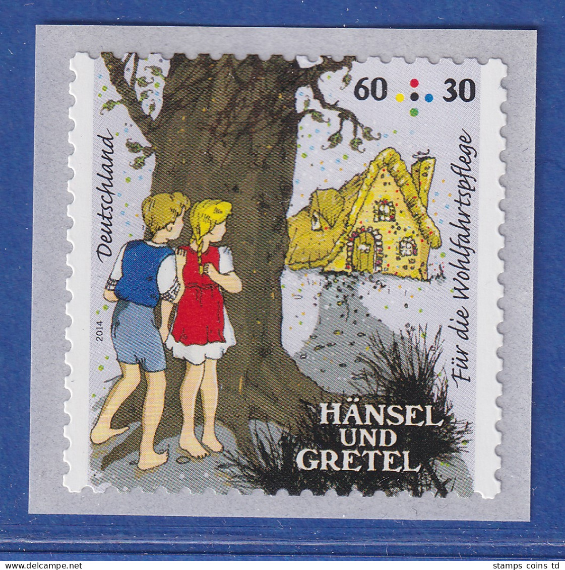 Bund 2014 Märchen Hänsel Und Gretel 60 Cent SELBSTKLEBEND A.Rolle Mi-Nr. 3061 ** - Autres & Non Classés