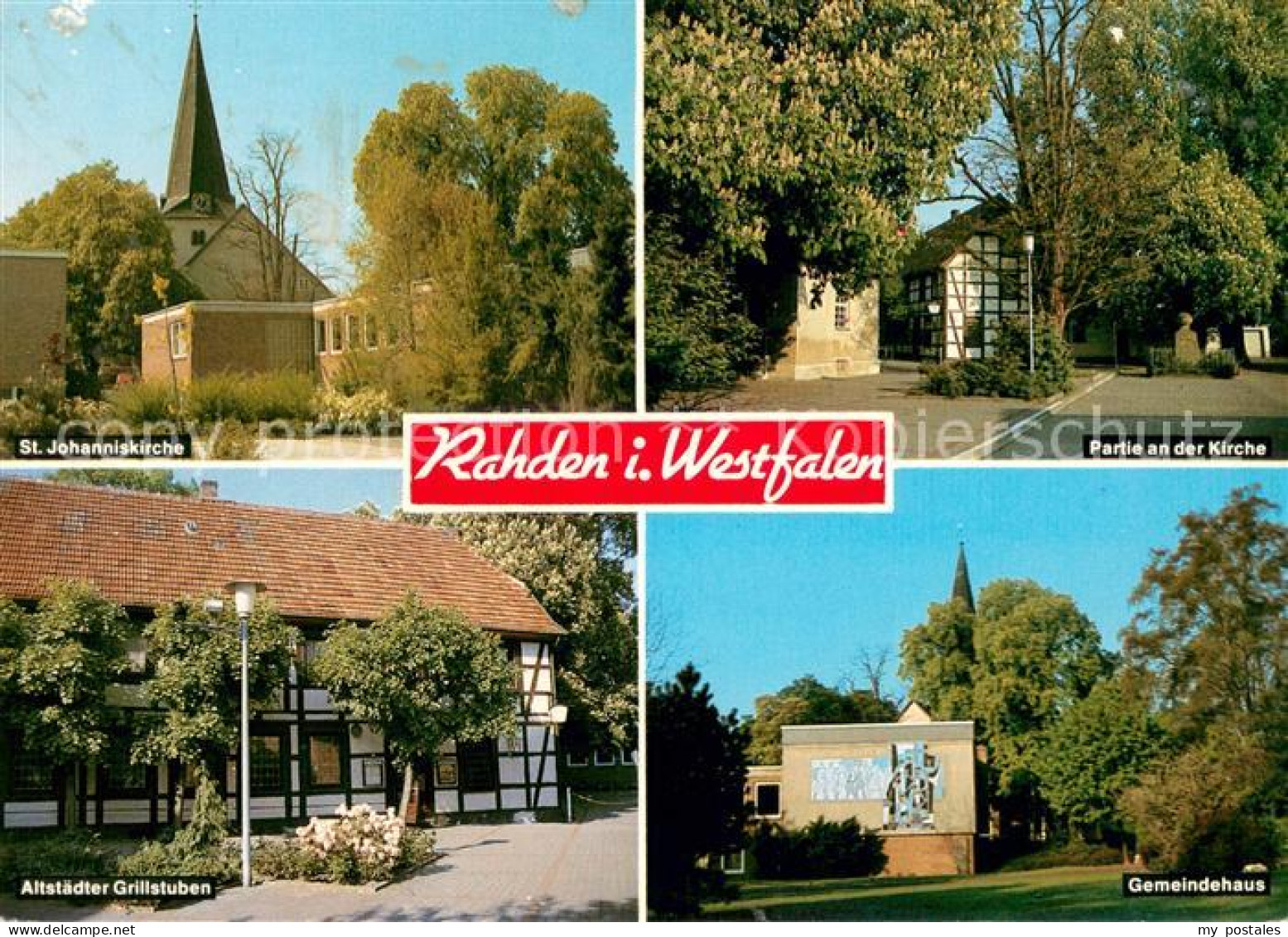 73673011 Rahden Westfalen St Johanniskirche Partie An Der Kirche Altstaedter Gri - A Identificar