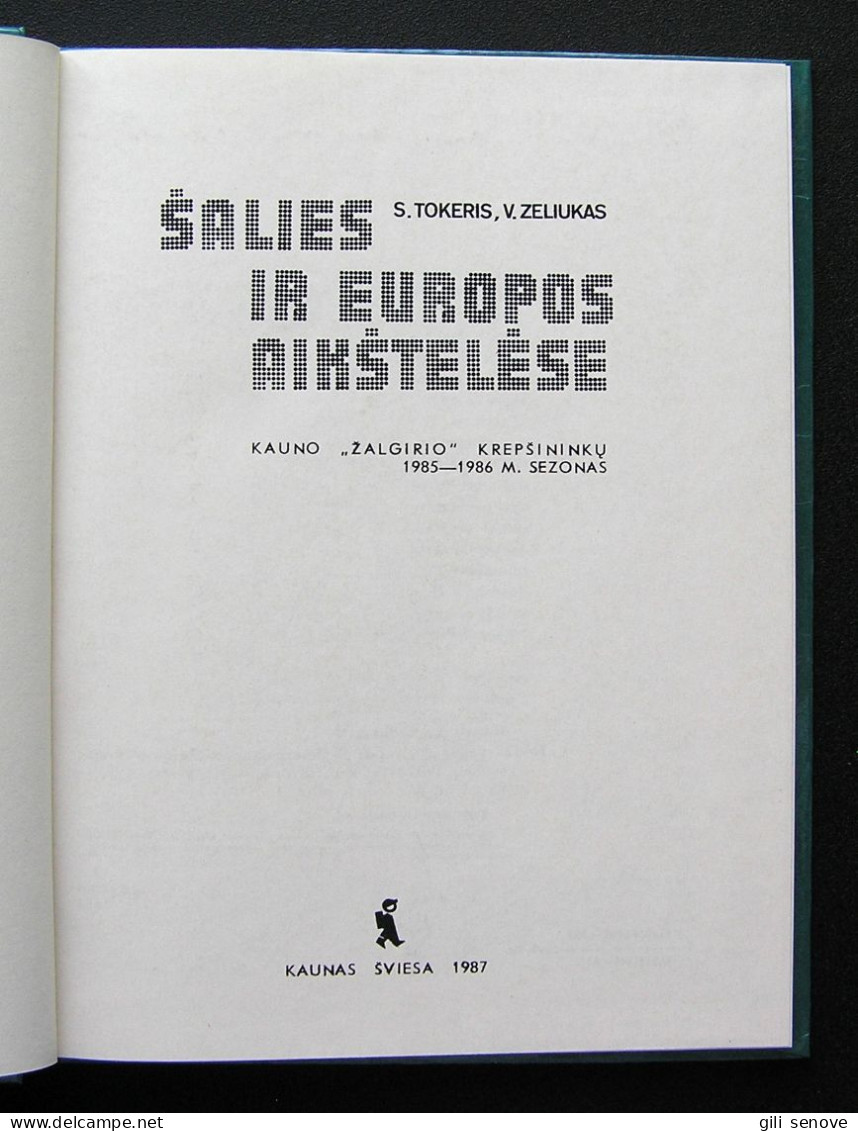 Lithuanian Book / Šalies Ir Europos Aikštelėse By Tokeris 1987 - Libri Vecchi E Da Collezione