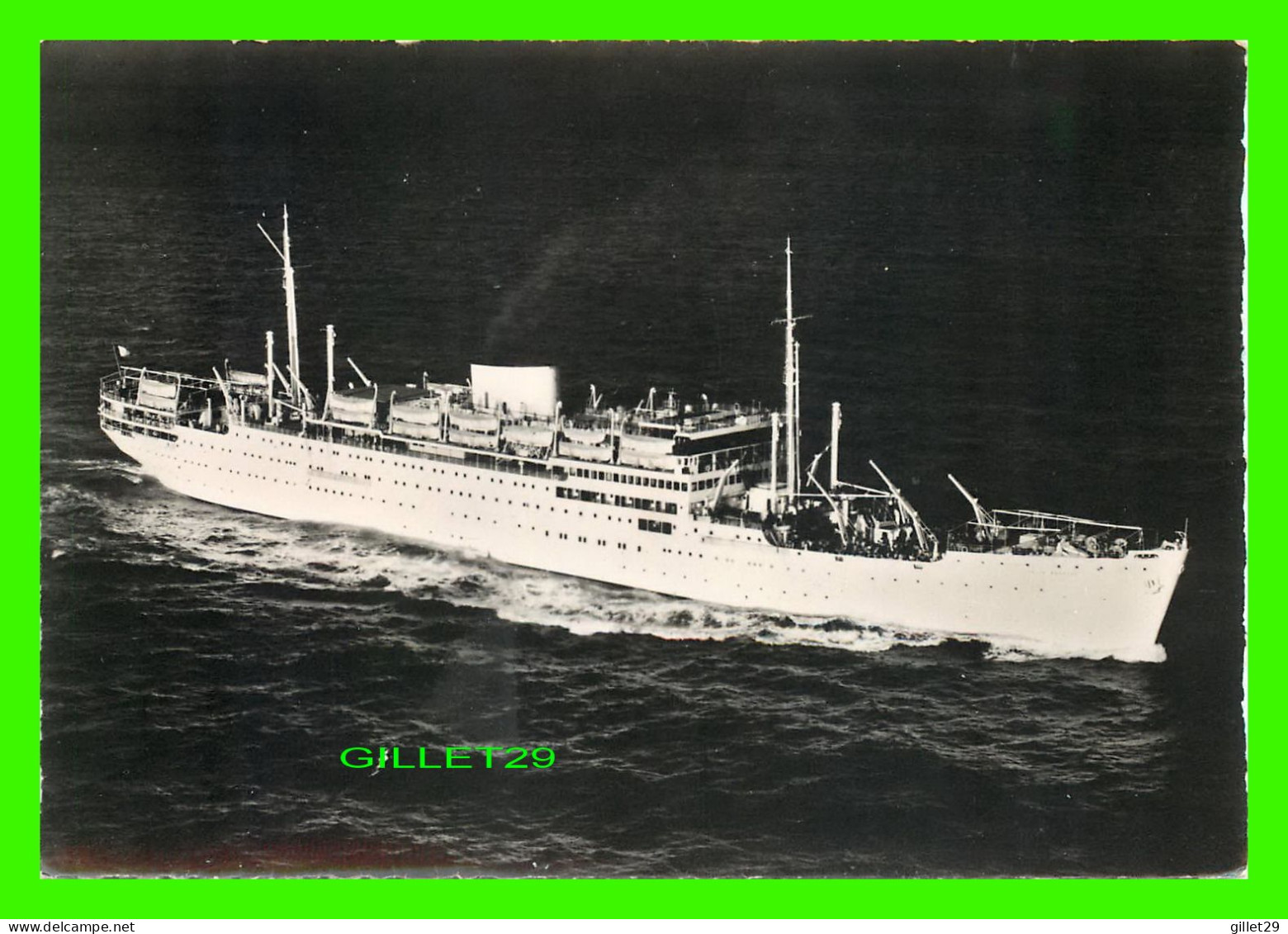 SHIP, BATEAU - " FÉLIX-ROUSSEL " COMPAGNIE DES MESSAGERIES MARITIMES - PHOTO VÉRITABLE - - Paquebots