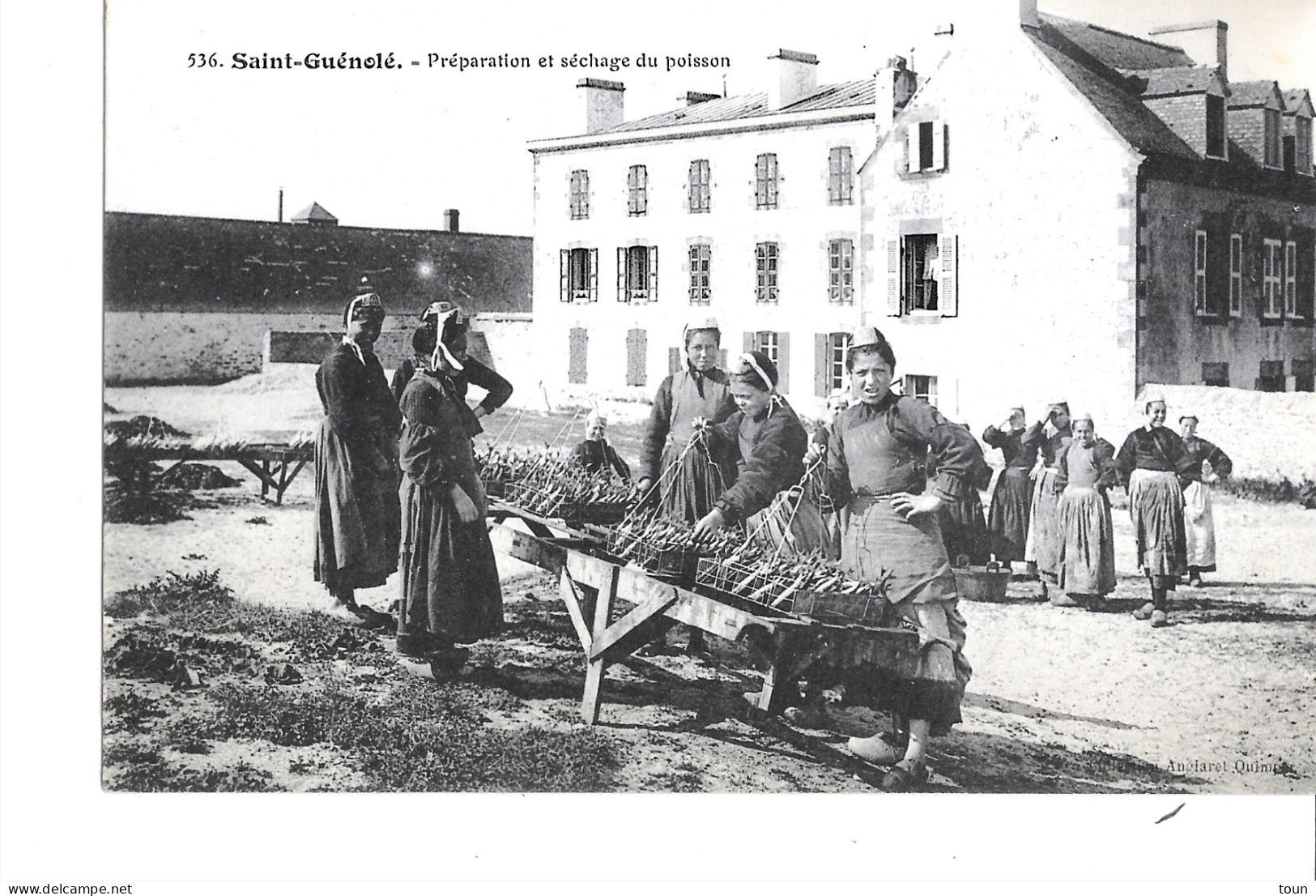 Saint-Guénolé - Préparation Et Séchage Du Poisson - Anglaret, Quimper - Penmarch