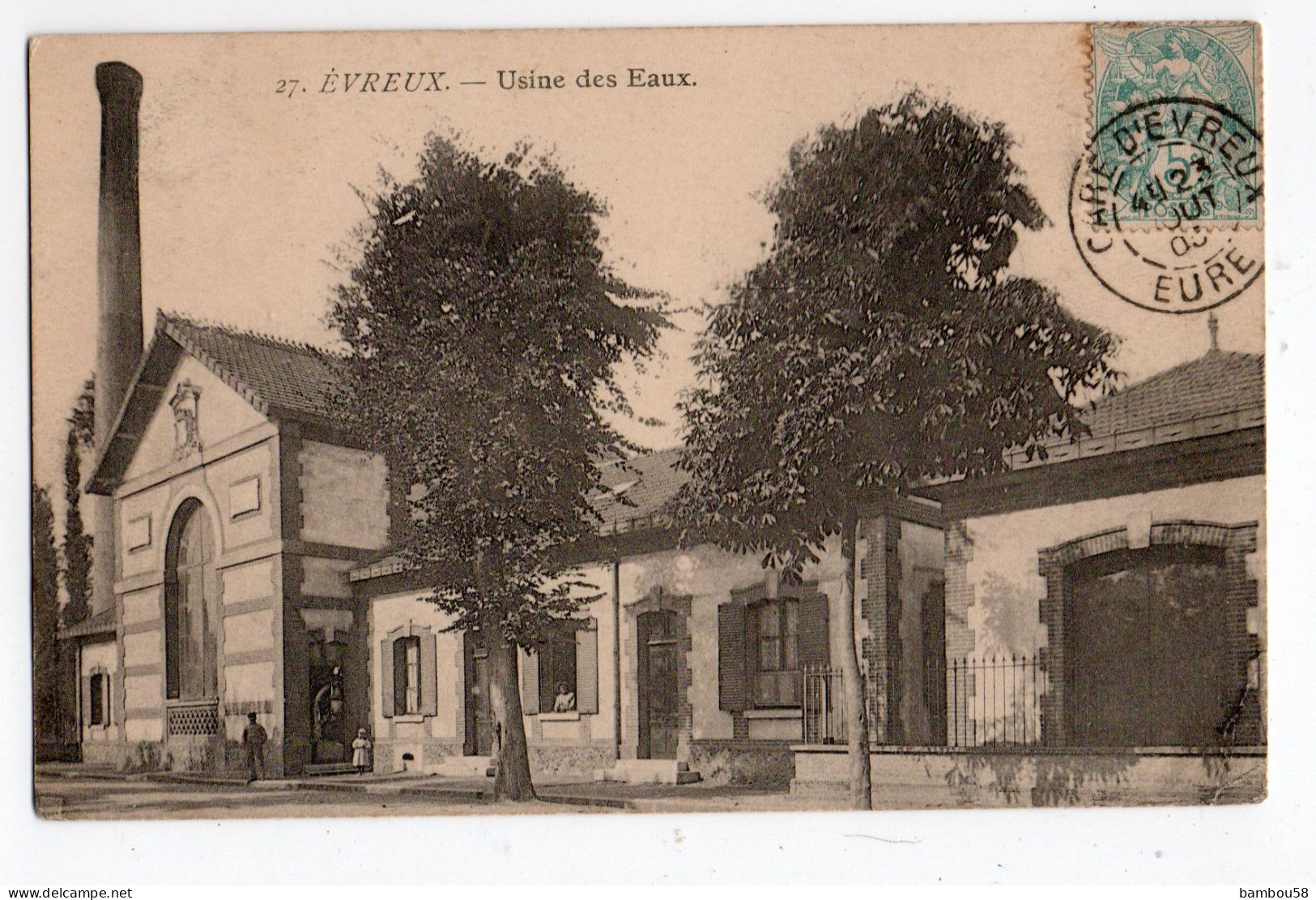 EVREUX * EURE * USINE DES EAUX * CONCIERGE * Carte N° 27 - Evreux