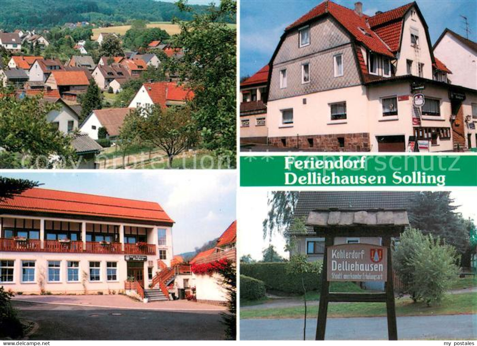 73672984 Delliehausen Ortsansicht Gaststaetten Infoschild Delliehausen - Uslar