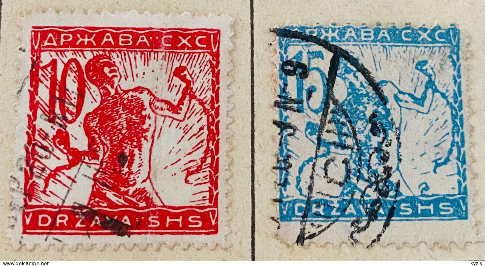 YOUGOSLAVIE - Disjoncteur De Chaîne  1919 - SÉRIE - Used Stamps