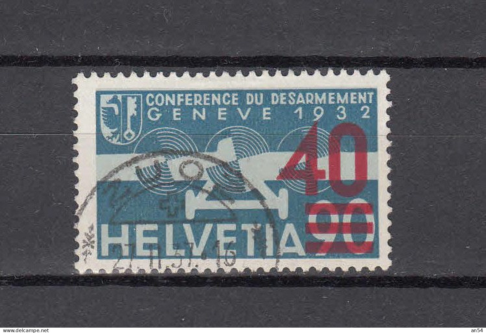1935/38 PA   N° F24    OBLITERE  COTE 35.00     CATALOGUE   SBK - Oblitérés