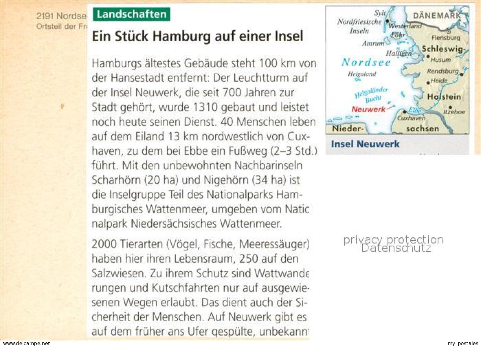 73672943 Insel Neuwerk Leuchtturm Wattwagen Im Priel Ostbake MS Nige Ooge Friedh - Altri & Non Classificati