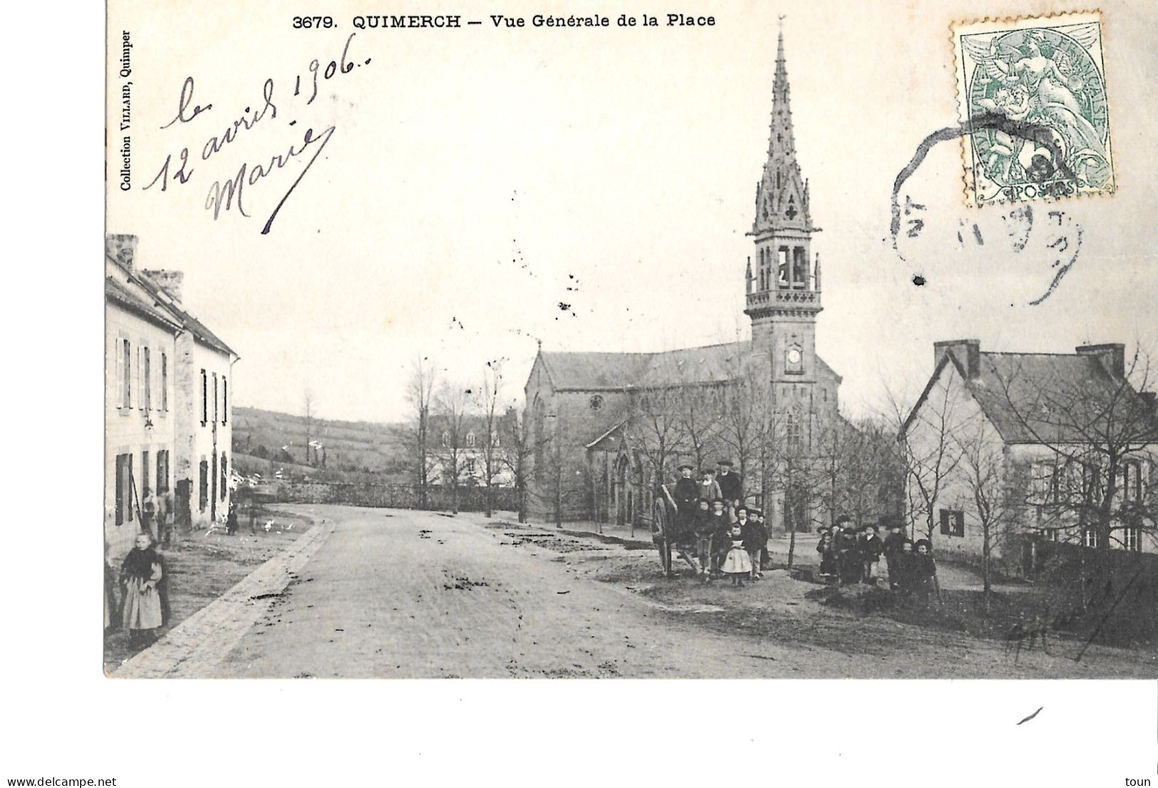 Quimerch - Vue Générale De La Place - Loctudy