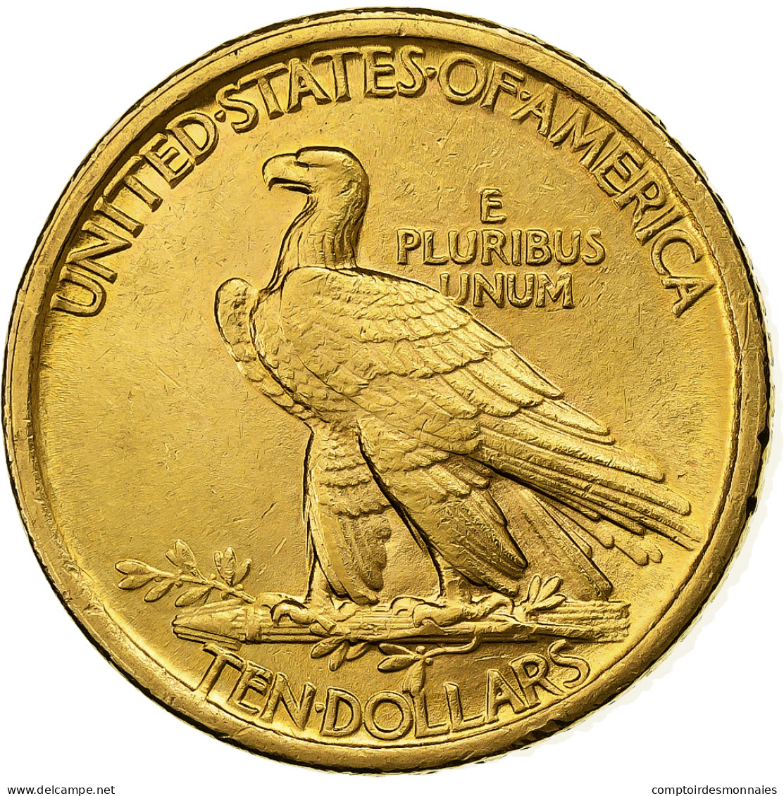 États-Unis, $10, Eagle, Indian Head, 1907, U.S. Mint, Or, SUP, KM:125 - 10$ - Eagles - 1907-1933: Indian Head (Tête Indien)