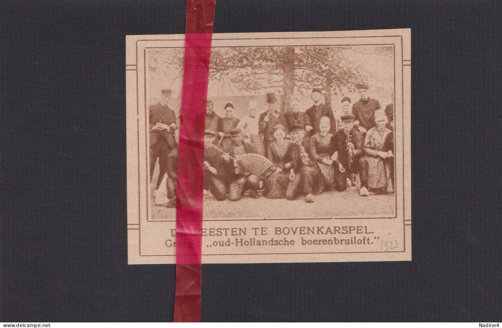 Bovenkarspel - De Feesten - Orig. Knipsel Coupure Tijdschrift Magazine - 1923 - Ohne Zuordnung