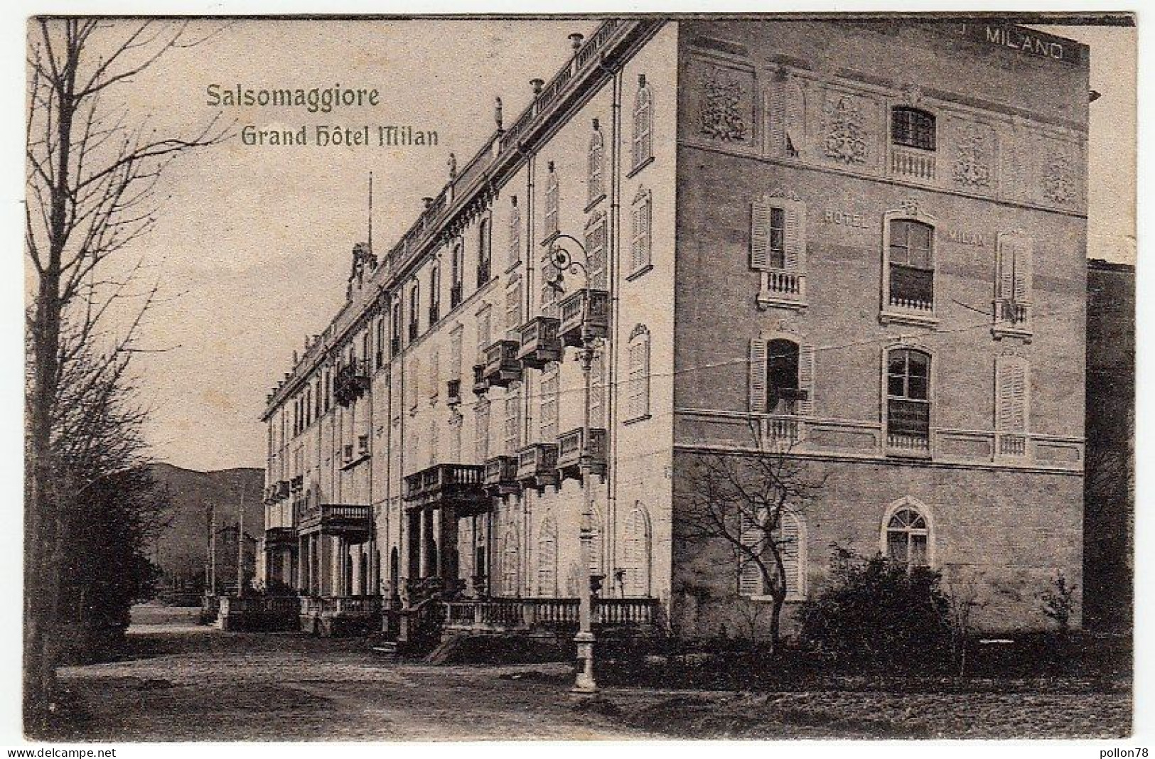 SALSOMAGGIORE - GRAND HOTEL MILAN - 1907 - Vedi Retro - Formato Piccolo - Parma