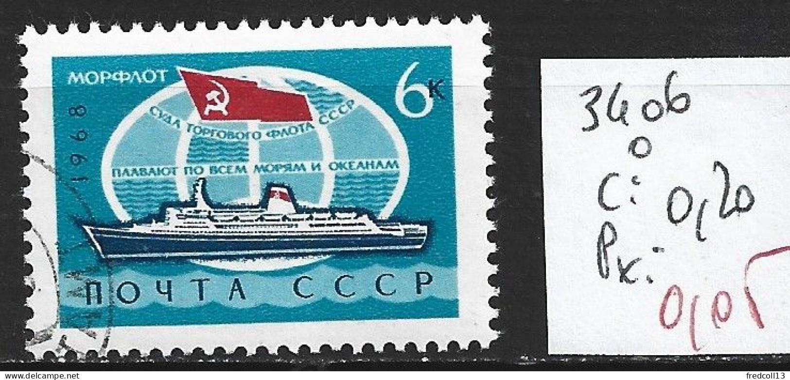 RUSSIE 3406 Oblitéré Côte 0.20 € - Usati