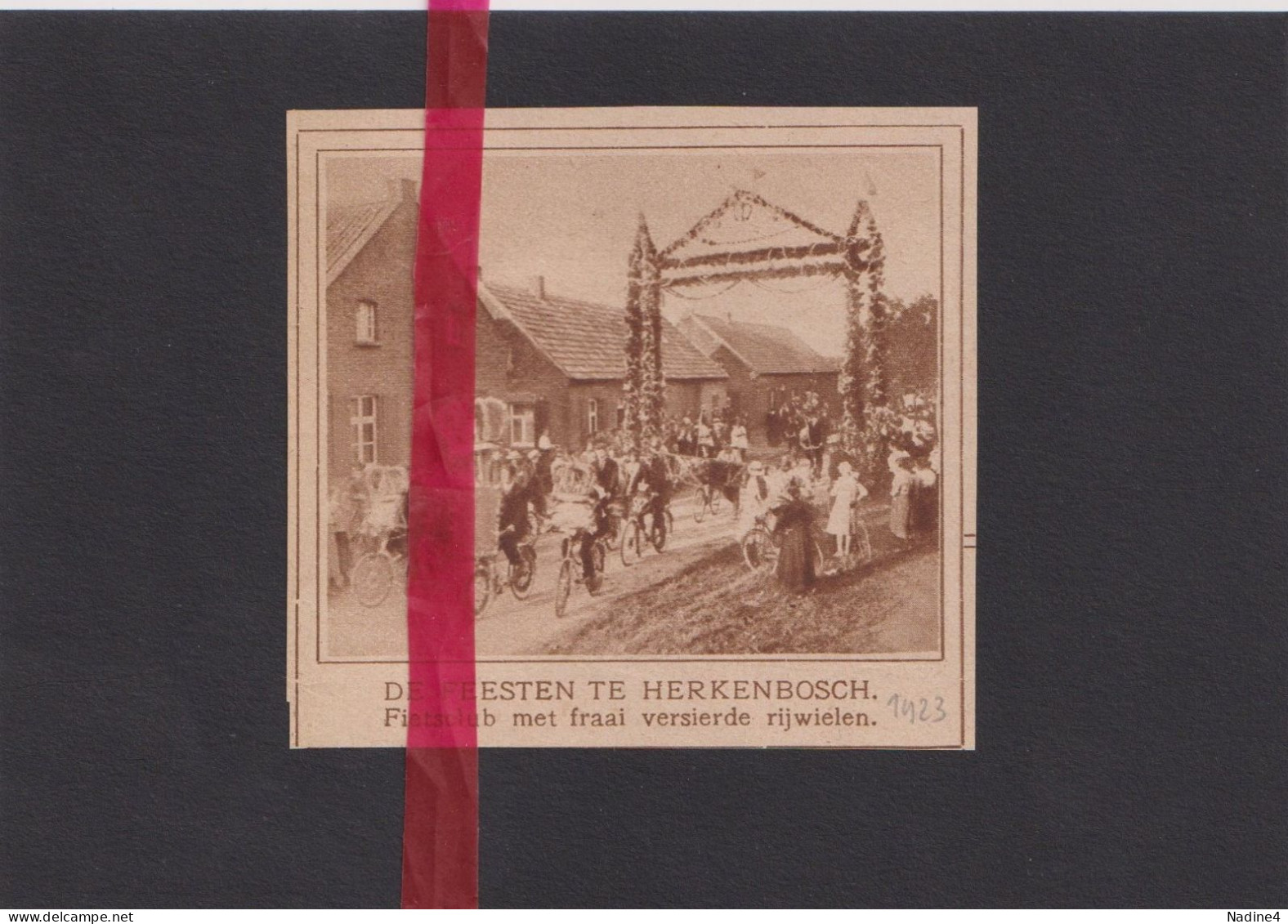 Herkenbosch - De Feesten - Orig. Knipsel Coupure Tijdschrift Magazine - 1923 - Non Classés