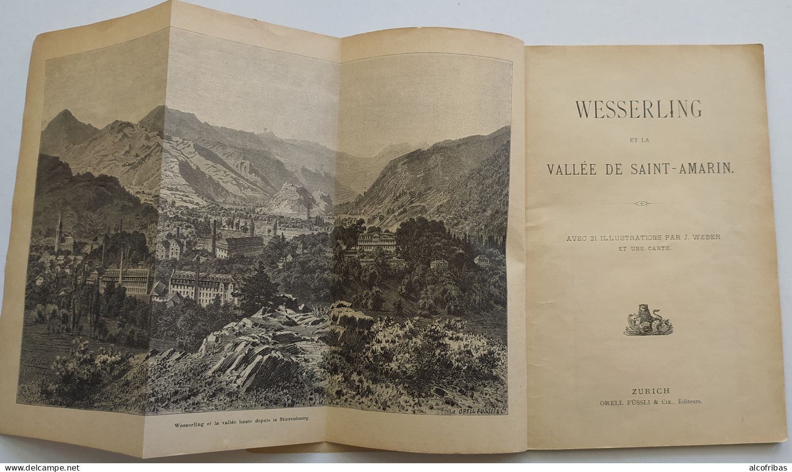 Petit Livret L'europe Illustrée Wesserling Vallée De Saint Amarin Alsace Fussli Edit - Geographie