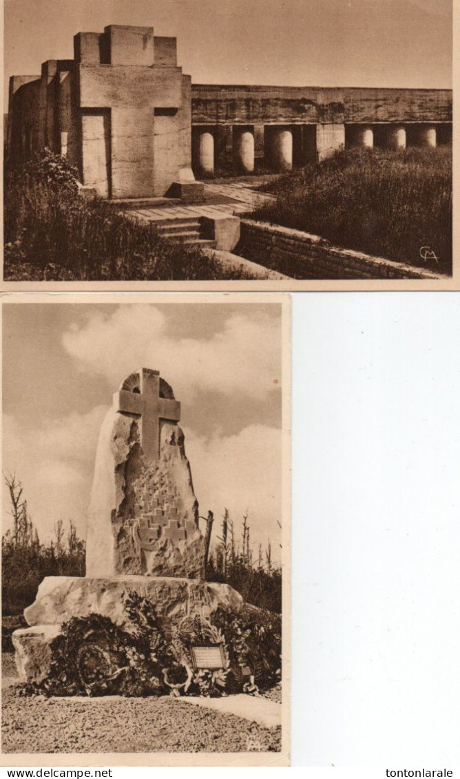 CPA -VERDUN DOUAUMONT  -MONUMENT DE LA TRANCHEE DES BAIONNETTES ET DU COLONEL DRIANT - Other & Unclassified