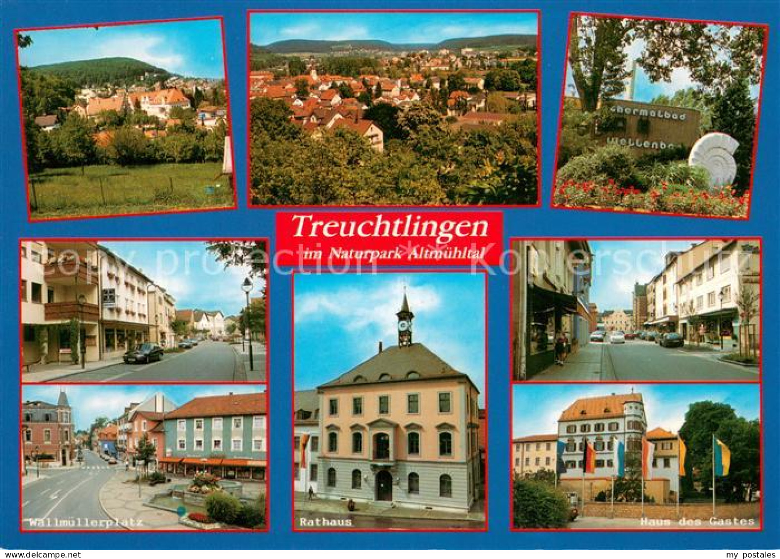 73672865 Treuchtlingen Panorama Thermalbad Wallmuellerplatz Rathaus Haus Des Gas - Hürth