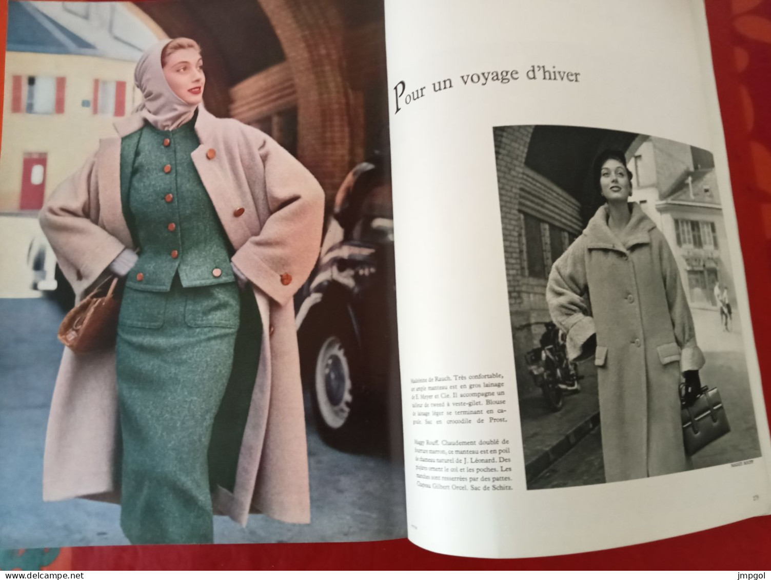 Officiel de la Mode et de la Couture Paris Septembre 1954 Collections Automne Hiver Dior Lanvin Patou Fath Balenciaga