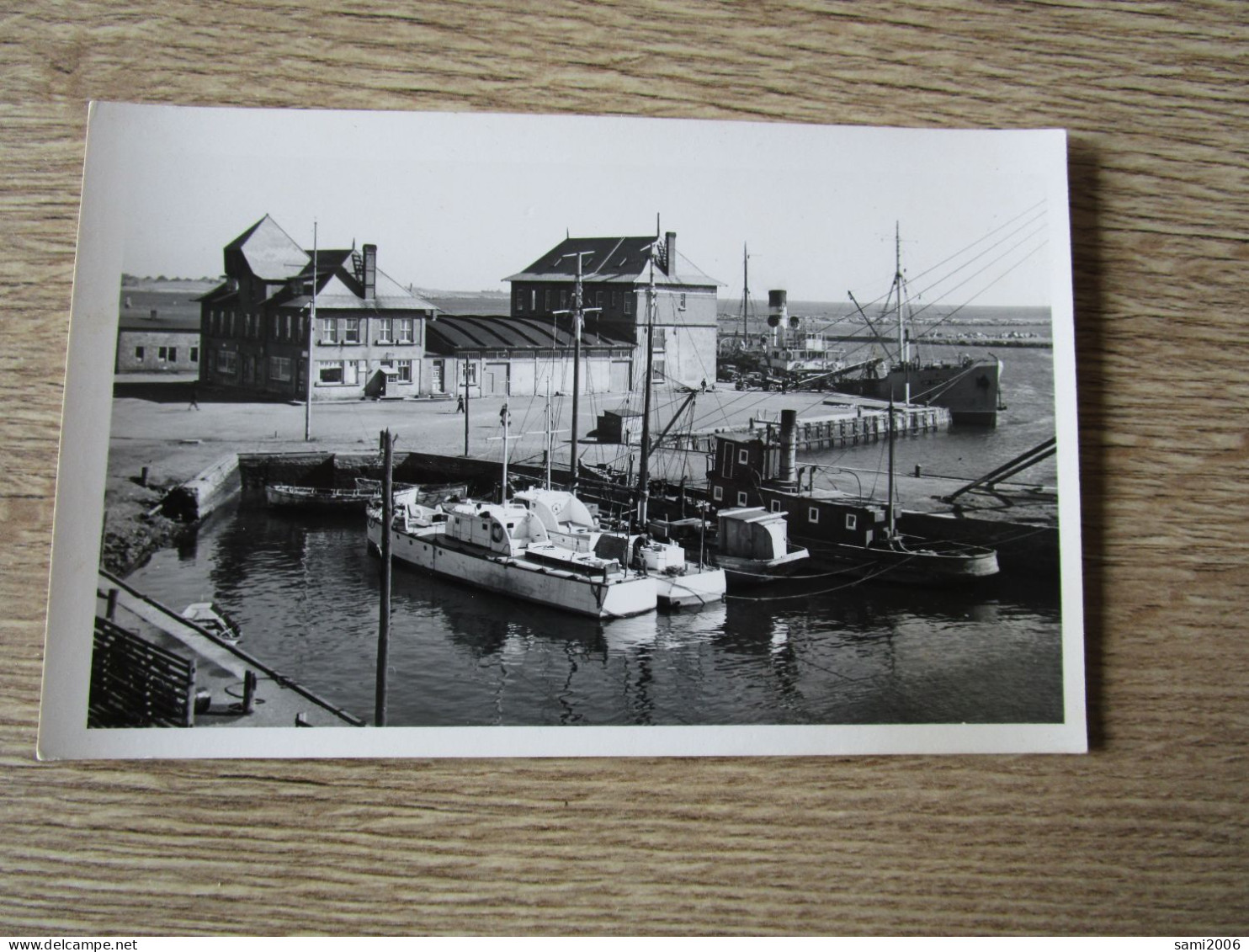 CPA PHOTO SAINT PIERRE ET MIQUELON PORT BATEAUX - Saint-Pierre-et-Miquelon