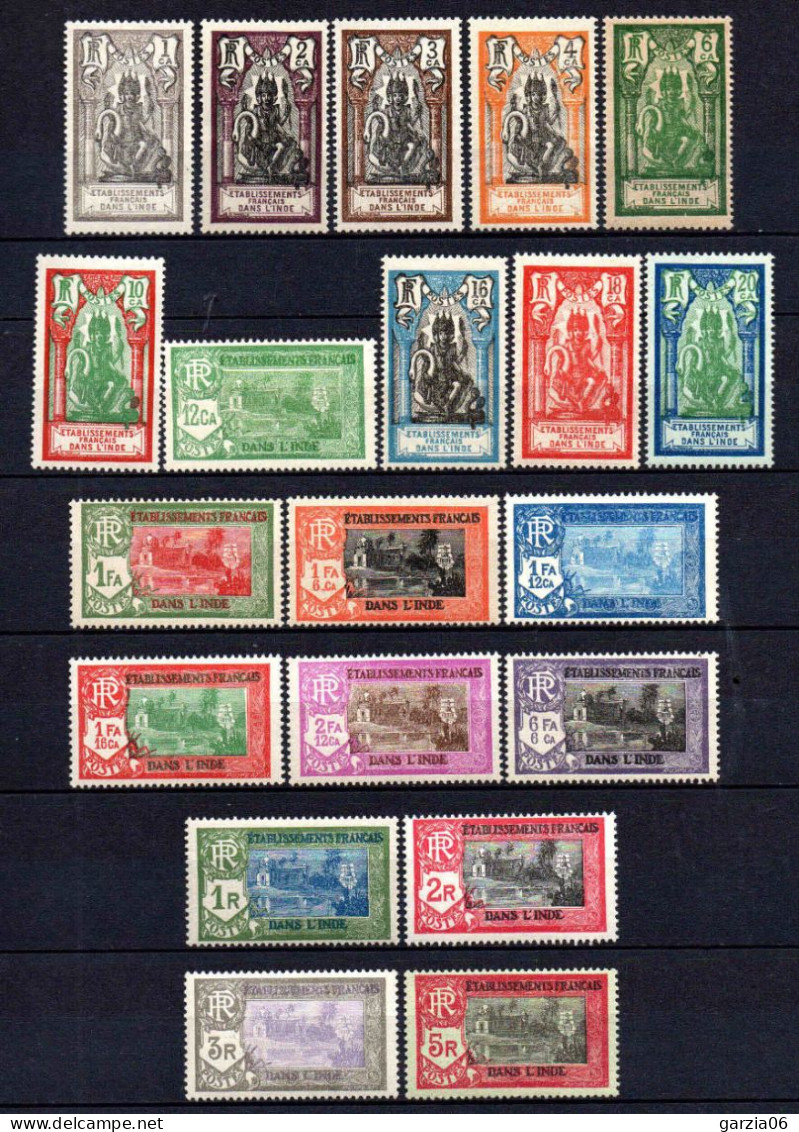 Inde - 1929 -  Type Antérieur En Monnaie Locale  - N° 85 à 104 - Neufs ** - MNH - Unused Stamps