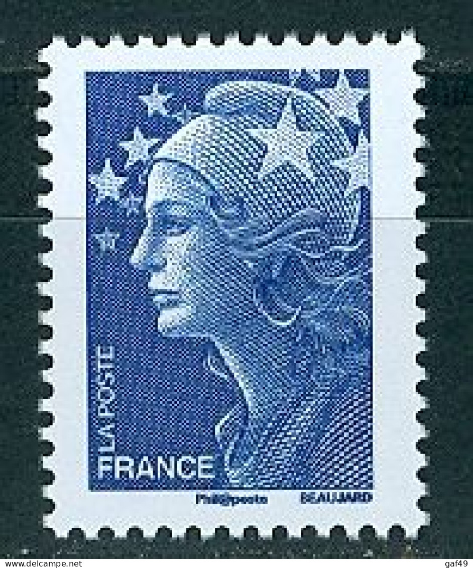 Marianne De Beaujard (2 Scans) N° 4231 Y&T TVP Bleu Sans Pho 2eme Tirage Du 17/4/08 Neuf Sans Charnière - Unused Stamps