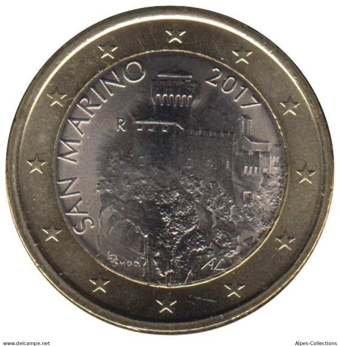 SA10017.1 - SAINT MARIN - 1 Euro - 2017 - San Marino